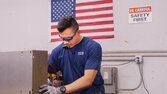 IAC welding worker